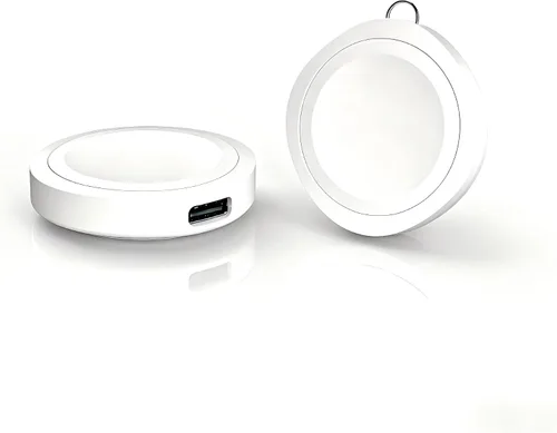 Miniatura 10 de Adaptador de cargador USB C para Samsung Galaxy Watch, cargador portátil rápido de 5 W para Apple Watch, base de carga de viaje ultra compacta