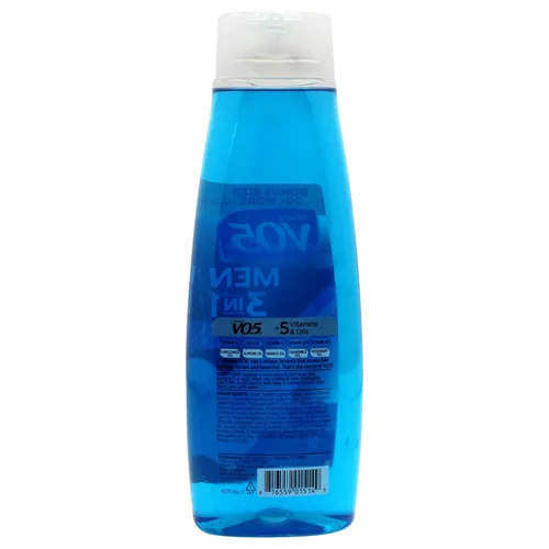Miniatura 4 de Alberto VO5 Men 3 en 1 Fresh Ocean Surge - Champú acondicionador y gel de baño 3 en 1, con 5 aceites y 5 vitaminas, aroma energizante del océano