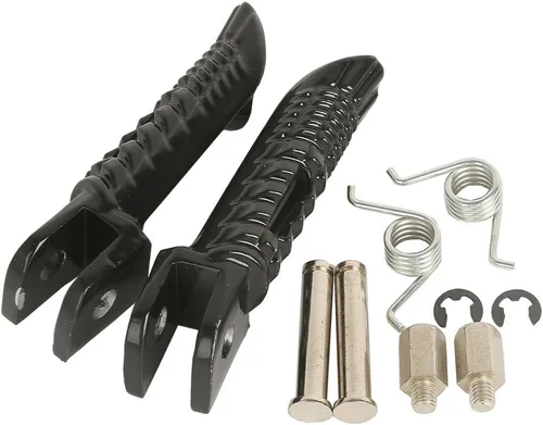 Miniatura 2 de TCT-MOTORPARTS Estriberas para reposapiés trasero delantero negro para Suzuki GSXR1000 2005-2025 GSXR600 750 2006-2025