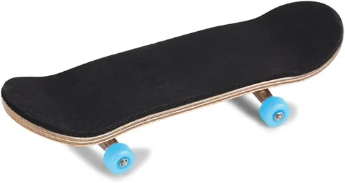 Miniatura 12 de Patineta de dedo de madera, rueda de rodamiento de stent, juguete novedoso para reducir la presión, regalos para niños (negro)