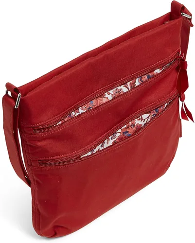 Miniatura 4 de Vera Bradley Triple Zip Hipster Crossbody Purse, Cotton