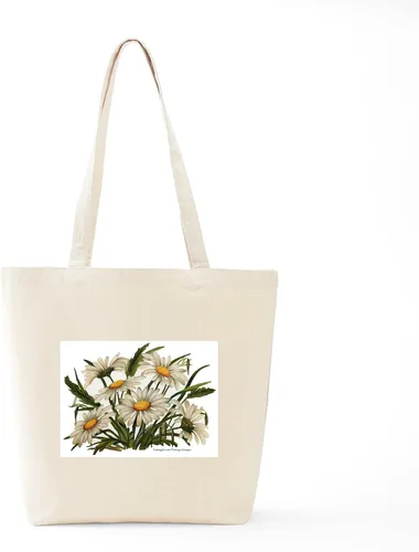 Miniatura 6 de CafePress Daisies - Bolsa de lona natural, estilo victoriano, vintage, reutilizable, bolsa de compras