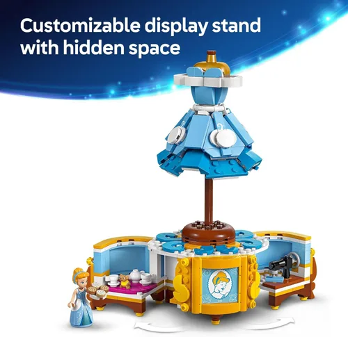 Miniatura 4 de LEGO Disney Princess Vestido de Cenicienta - Juguete para niños con personaje Minidoll - Divertido juguete de construcción para niñas y niños de 9