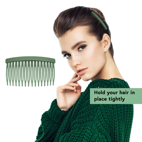 Miniatura 2 de Mary Lavender - Peine para el cabello para mujer, peine de sujeción con flequillo, pinzas para el cabello, accesorios para el cabello, peine