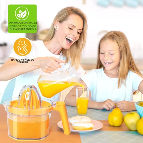 Miniatura 3 de Exprimidor de limón 4 en 1, exprimidor manual de naranja ChefVille Exprimidor multifuncional de limones y limones, exprimidor de cítricos con mango