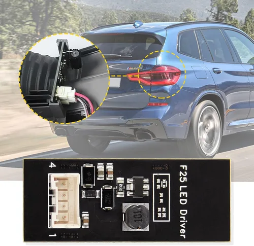 Miniatura 6 de TRISCO Placa LED trasera X3 F25 -4 piezas, placa de reparación de luz LED trasera, repuesto de chip LED compatible para X3 F25 2011 a 2015 4