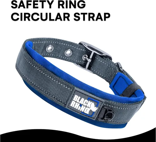 Miniatura 4 de Black Rhino - The Comfort Collar - Collar de perro acolchado de neopreno ultra suave para todas las razas, Collares para perros grandes - Borgoña