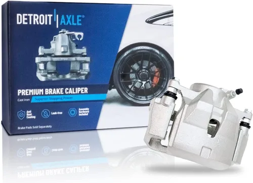 Miniatura 4 de Detroit Axle - Rotores de disco delantero de 10.8 pulgadas + pinza de freno izquierda de repuesto para Toyota RAV4 Prius V Lexus HS250H Scion xB