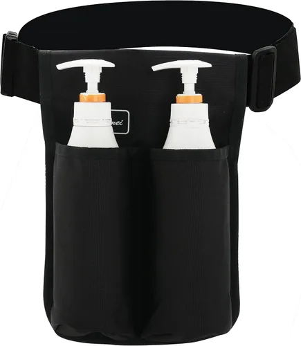 Miniatura 18 de Bolsa de botella de masaje, funda para masaje, funda para masaje, loción de masaje, funda de aceite de masaje (YR-1KD-negro)