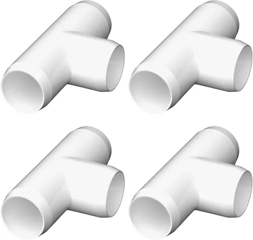 Miniatura 16 de Accesorios de PVC de 1-1/4 pulgadas, 5 vías (paquete de 4), conector de tubería de PVC de grado de muebles de 1-1/4 pulgadas, codo de PVC de 1-1/4