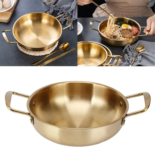 Miniatura 2 de PENO Olla de ramen, olla de fideos de acero inoxidable, oro para uso doméstico