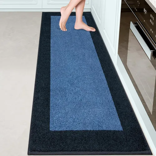 Miniatura 42 de Indoor Door Mat 20" x 32", Washable Kitchen Rug, Non Slip Entryway Rug for Floor, Absorbent Entrance Throw Rug for Laundry, Bathroom, Door