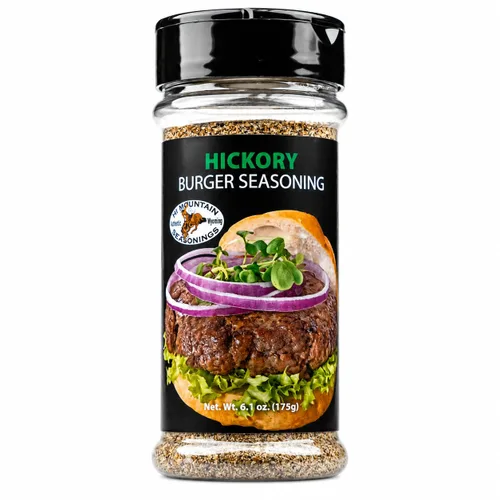 Miniatura 14 de Hi Mountain Condimento gourmet para hamburguesas Mezcla de alas de búfalo Bondad picante, picante y salada con un toque de ajo Condimento