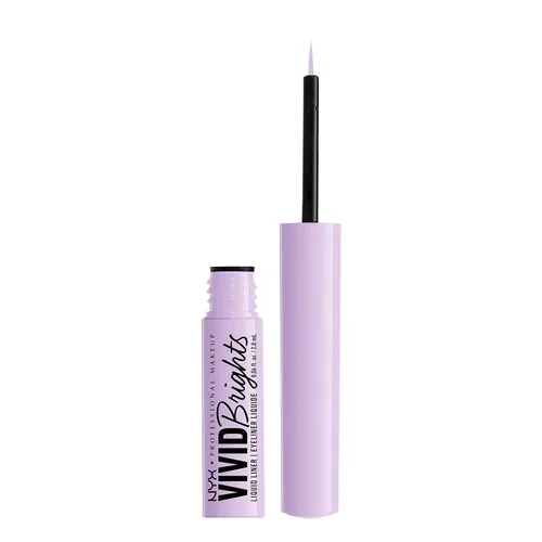 Miniatura 7 de NYX PROFESSIONAL MAKEUP Vivid Brights Delineador Líquido, Delineador de Ojos Resistente a las Manchas con Punta Precisa - Rosa Lila 07 Lila Link