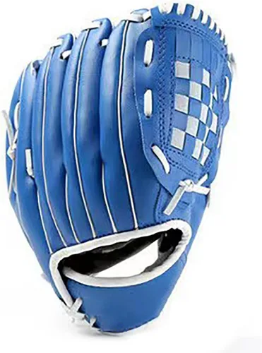 WEILFYONK Guantes de béisbol de 9.5-12.5 pulgadas, guantes de sóftbol para entrenamiento y principiantes, sóftbol para jóvenes y principiantes, Azul