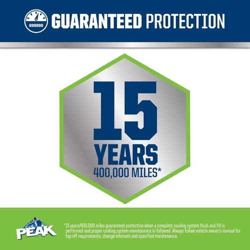 Miniatura 3 de PEAK OET Extended Life - Anticongelante/refrigerante concentrado verde para vehículos asiáticos, 1 galón
