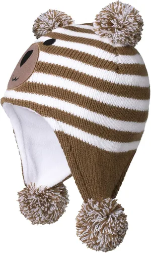 Miniatura 2 de LANGZHEN Gorro de invierno para niños pequeños gorro cálido con forro polar para bebés y niñas
