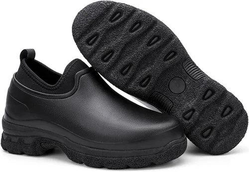 Miniatura 2 de Meidiastra Zapatos de chef para hombre y mujer, impermeables, antideslizantes, para cocina, trabajo, zuecos de enfermera, zapatos de seguridad