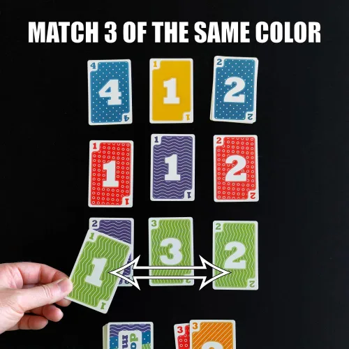 Miniatura 5 de Double Match Emocionante y divertido juego de cartas familiar Fácil de aprender y jugar