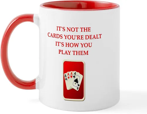 Miniatura 7 de CafePress Euchre Champ Mugs Taza de café de cerámica de 11 oz (11.0 fl oz)