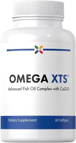 Stop Aging Now - Complejo de aceite de pescado - Suplemento de ácidos grasos Omega 3 - con EPA y DHA - 60 cápsulas blandas