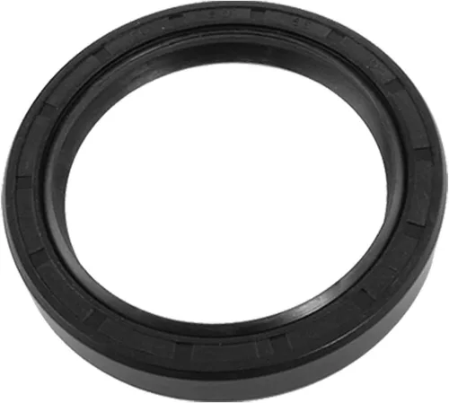 Miniatura 22 de uxcell Caucho doble de los labios del sello de aceite del eje rotatorio métrico 49.2x82.0x16.4 ft m TC, negro