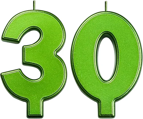 Miniatura 272 de DERVENTA Velas de cumpleaños con números grandes, 3D, color rosa, 3.7 pulgadas, decoración para tartas de fiesta, 1 pieza (número 3 rosa)