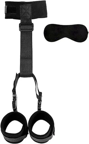Miniatura 2 de Sujetadores de cama, lazos sexuales para tobillos y muñecas, juego sexual para cama, cuello a muñeca, detrás de la espalda, gargantillas de cuello