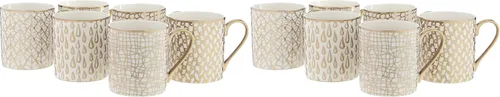 Miniatura 9 de Tazas bañadas en oro mosaico, juego de 6