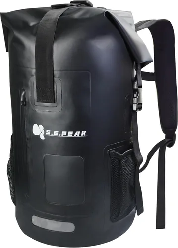 Mochila impermeable IPX6, bolsa con cierre enrollable y accesorios de kayak, esenciales para camping, natación, playa, pesca, rafting, viajes, color