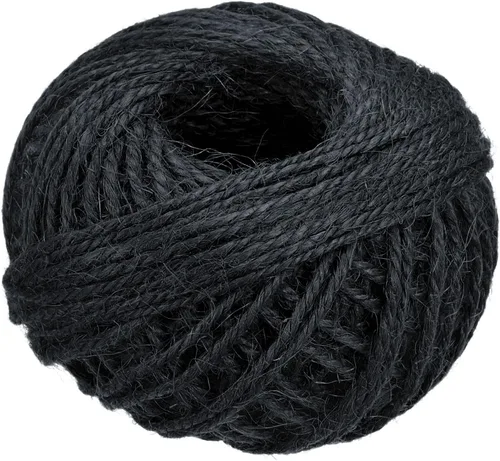 Miniatura 14 de MECCANIXITY Cuerda de yute de 164 pies de 0.079 in, cuerda de yute, cuerda de yute natural, verde para manualidades, jardinería, agrupamiento