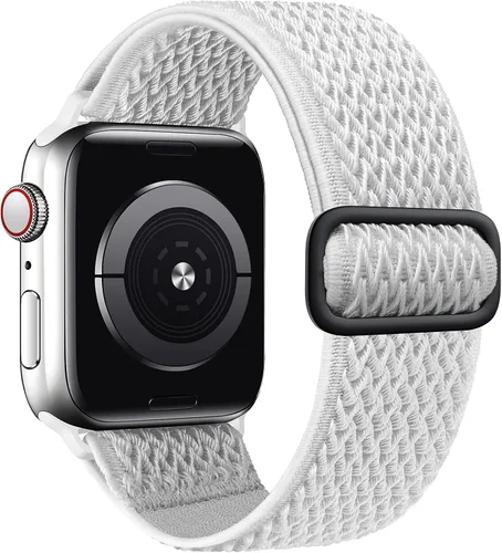 Miniatura 17 de Stretchy Braided Solo Loop Compatible for Apple Watch Band 38mm 40mm 41mm 42mm 44mm 45mm 46mm 49mm Adjustable Elastic Nylon for iWatch Series 11 10