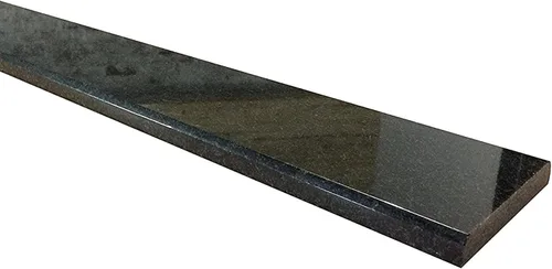 Miniatura 9 de Tenedos Absolute Black - Umbral de azulejos de granito para puerta de piso (sillín de mármol) pulido, sin mantenimiento, resistente a las manchas
