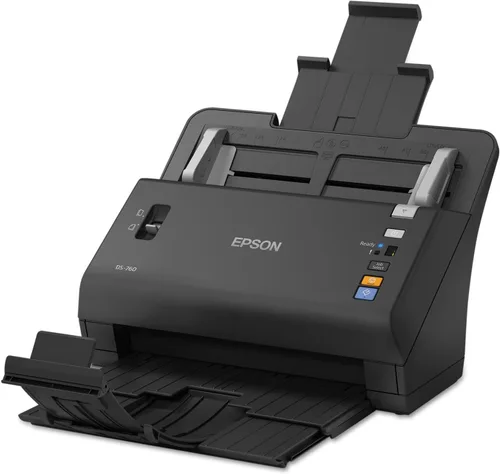 Epson WorkForce Escáner de documentos a color, con alimentación de hojas automática de hasta 80 hojas (ADF), duplex, de alta velocidad.
