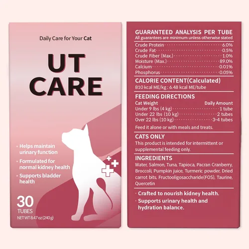 Miniatura 12 de Doctor By UT Care Cat - Suplemento urinario de apoyo renal para UTI de gatos, tratamiento con arándano para la salud renal de gatos con Pacran