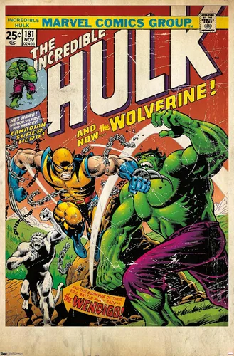 24x36 Marvel Comics Wolverine - Póster de pared con cubierta, 36 pulgadas de largo x 24 pulgadas de ancho, versión sin marco