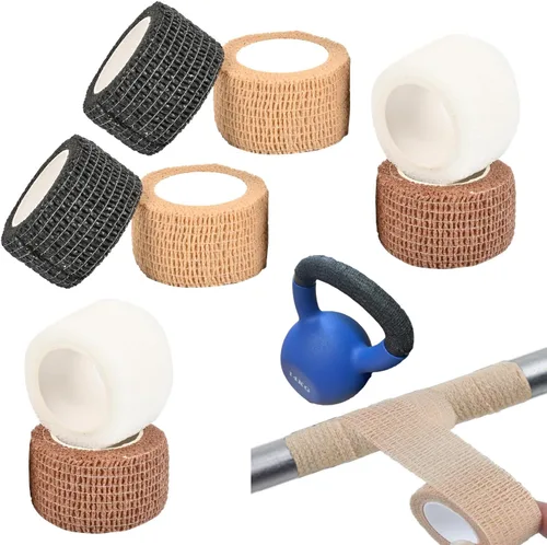 Paquete de 8 fundas de agarre antideslizantes para mancuernas de hierro fundido, pesas rusas para entrenamiento de fuerza, pesas de mano, juego de