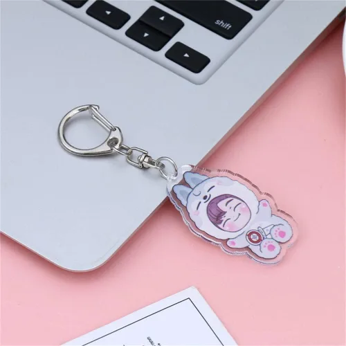 Miniatura 2 de KPOP - Llavero Skzoo de 18 piezas con diseño de callejero para niños diseño de luz de animación para niños
