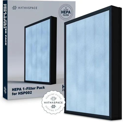 Miniatura 8 de HATHASPACE Filtro HEPA de repuesto para purificador de aire, filtros certificados para purificadores inteligentes HSP001, fácil de instalar, calidad