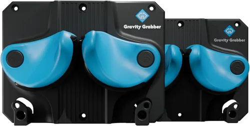 Gravity Grabber - Estantería de pared definitiva para esquís y tablas de snowboard | Almacenamiento seguro y antideslizante | Se adapta a cualquier