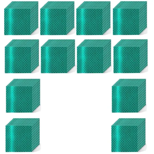 Miniatura 161 de Cinta reflectante blanca de 4 pulgadas, adhesivo de seguridad de advertencia impermeable para exteriores (10 pies)