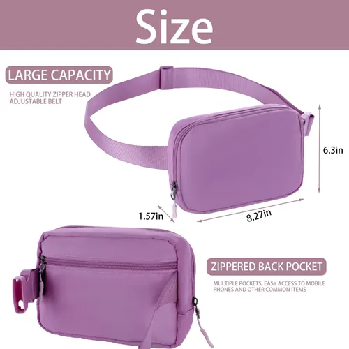 Miniatura 2 de Riñonera bandolera para mujer Everywhere, Púrpura, Riñonera para mujer