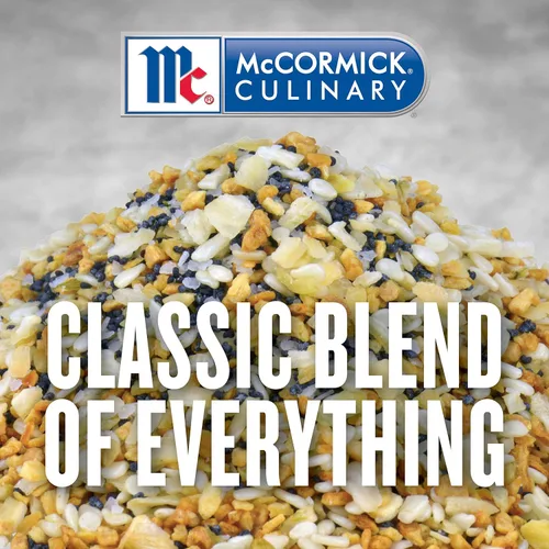 Miniatura 4 de McCormick Culinary Condimento Everything Bagel, 21 oz (Paquete de 6) - Seis Recipientes de 21 Onzas de Mezcla de Condimento Everything Bagel