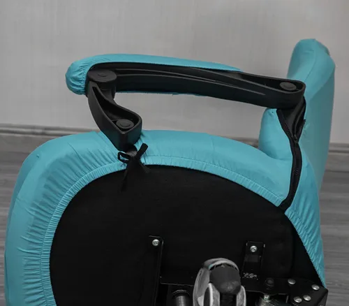 Miniatura 6 de Melaluxe Funda para silla de oficina con fundas para brazos - Funda elástica universal para silla de escritorio, fundas para silla de computadora