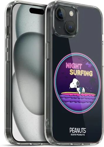 Miniatura 76 de Head Case Designs Peanuts Tropical Surf Snoopy Aloha Disco Gel Funda con licencia oficial [protección de grado militar] compatible con Apple iPhone