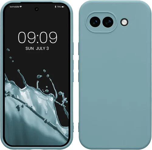 Miniatura 200 de kwmobile Funda compatible con Google Pixel 9 Pro - Funda protectora delgada de TPU para teléfono - Acabado mate suave - Negro mate