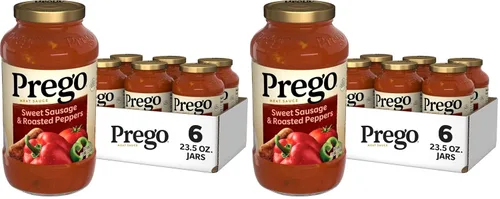 Miniatura 12 de Prego Tomate grueso con salsa de pasta de ajo y cebolla, tarro de 24 onzas
