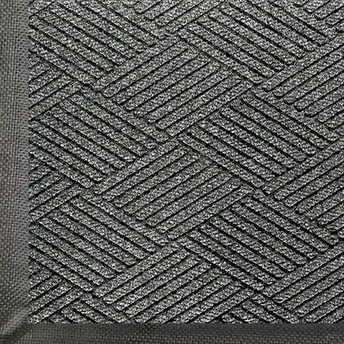 Miniatura 14 de M+A Alfombra de entrada de fibra de poliéster PET para interior/exterior, reverso de goma SBR, 3/8 pulgadas de grosor, Negro humo