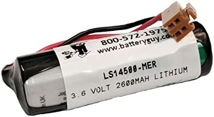 BatteryGuy Equivalente de la marca de la batería del PLC del litio del reemplazo 3.6V 2600mAh del controlador del robot CR3-535M