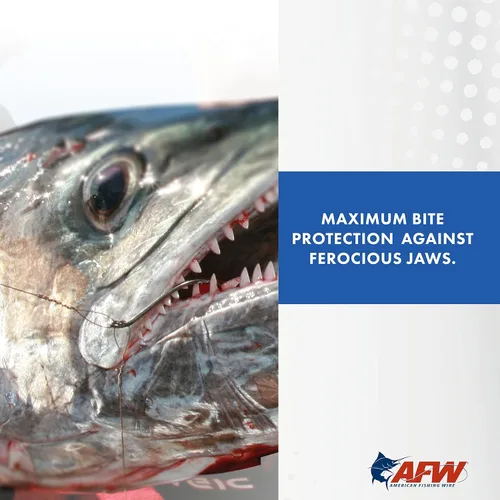 Miniatura 6 de AFW Alambre Líder Duro de Una Hebra de Acero Inoxidable a Prueba de Dientes - Brillante y Camuflaje para Tiburón, Barracuda, Caballa Real, Wahoo